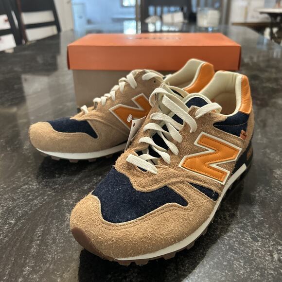 Levi's × New Balance Collaboration 1300 Orange Black M1300LV Men's Size 9.5 - Picture 4 of 16
